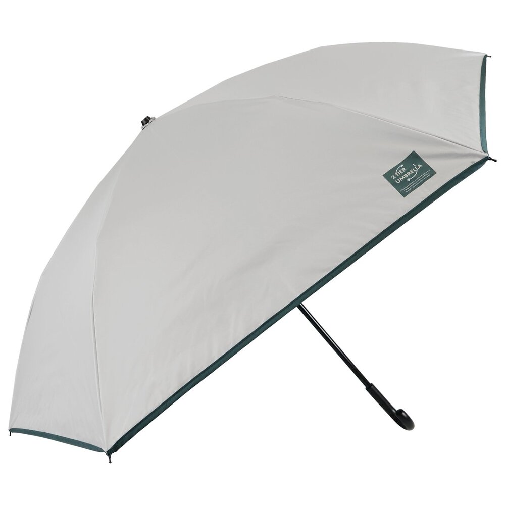 折りたたみ傘 2段折 通販 長傘 折り畳み傘 二段折り 晴雨兼用傘 傘 かさ 雨傘 日傘 55cm 55センチ 軽量 軽い 6本骨 UVカット 一級遮光 遮熱 折りたたみ傘 |  | 02