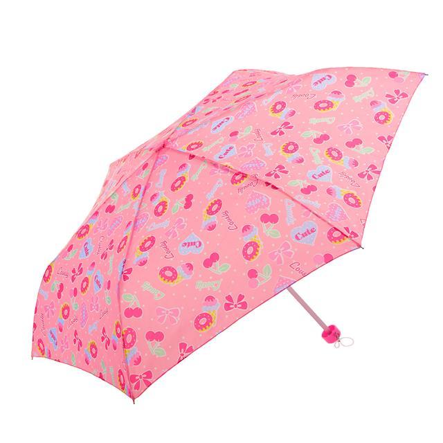 折りたたみ傘 子供 使いやすい 軽量 50cm おしゃれ かわいい ミニ 小さい 小さめ 軽め 軽い コンパクト ATTAIN アテイン 女の子 キッズ 折りたたみ傘 | ブランド登録なし | 08