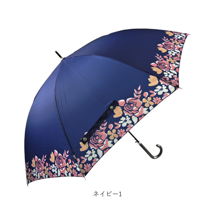 傘 通販傘 レディース 65cm 長傘 大きめ ジャンプ 雨傘 ジャンプ傘
