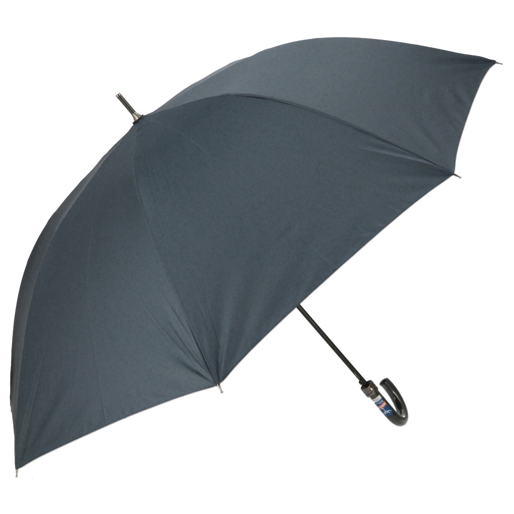 長傘 メンズ ジャンプ 通販 70cm 無地 強風に強い 強風対応 ワンタッチ傘 ジャンプ傘 ワンタッチ 雨傘 傘 折れにくい 壊れにくい グラスファイバー 親骨 長傘 | at | 02