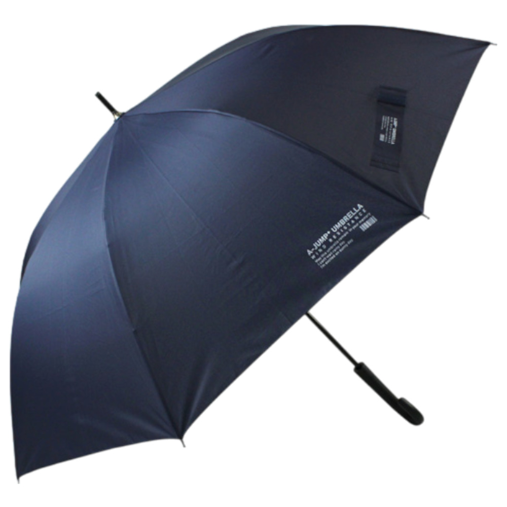 ジャンプ傘 メンズ 65cm 通販 ジャンプ 傘 長傘 雨傘 かさ カサ ワンタッチ 大きめ シンプル 無地 65 センチ グラスファイバー 強風対応 耐風 通勤 ジャンプ傘 |  | 02