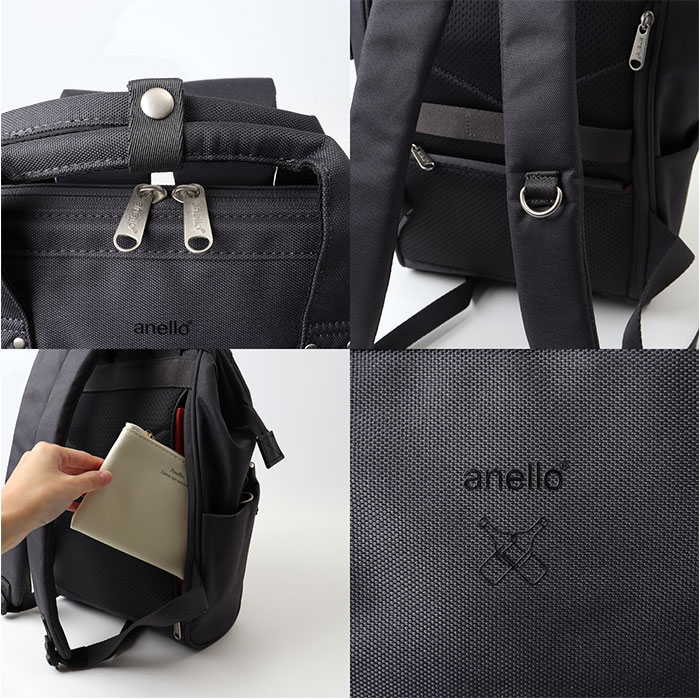アネロ リュック anello ATB0197N 通販 リュックサック デイパック バックパック anelloリュック 口金リュック レディース 大容量 A4 通勤 通学 アネロ | anello | 23