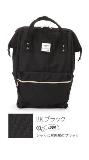 anello アネロ × ディズニー　リュック　デイバッグ　がま口　マザーズ　黒 anello アネロ リュック レディース おしゃれ 40代 30代 軽い 黒
