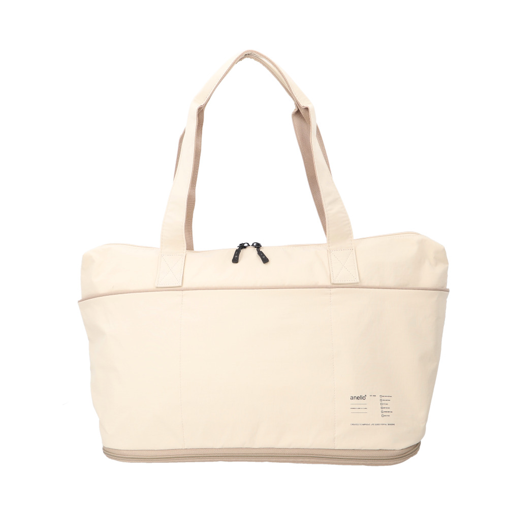 anello アネロ トートバッグ ATH3564 通販 トートバック トート バッグ マザーズバッグ ファスナー付き レディース 大容量 A4 PC 通学 通勤 軽い 軽量 撥水 | anello | 03