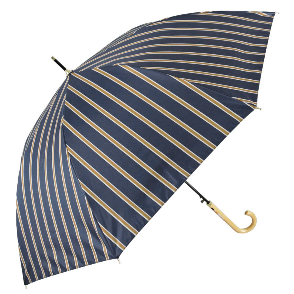 傘 レディース ブランド 長傘 通販 晴雨兼用傘 約 60cm 58cm アテイン おしゃれ 日傘 ジャンプ傘 耐風傘 強風 グラスファイバー骨 ワンタッチ 遮光 傘 | グラス | 03