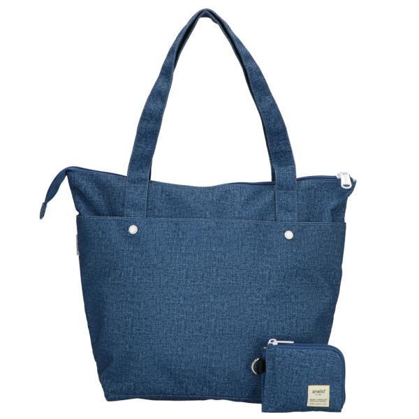 アネロ トートバッグ 通販 レディース 大きめ 軽い 軽量 ファスナー付き ブランド anello 大容量 A4 おしゃれ メンズ シンプル 無地 通勤 通学 アネロ | anello | 02