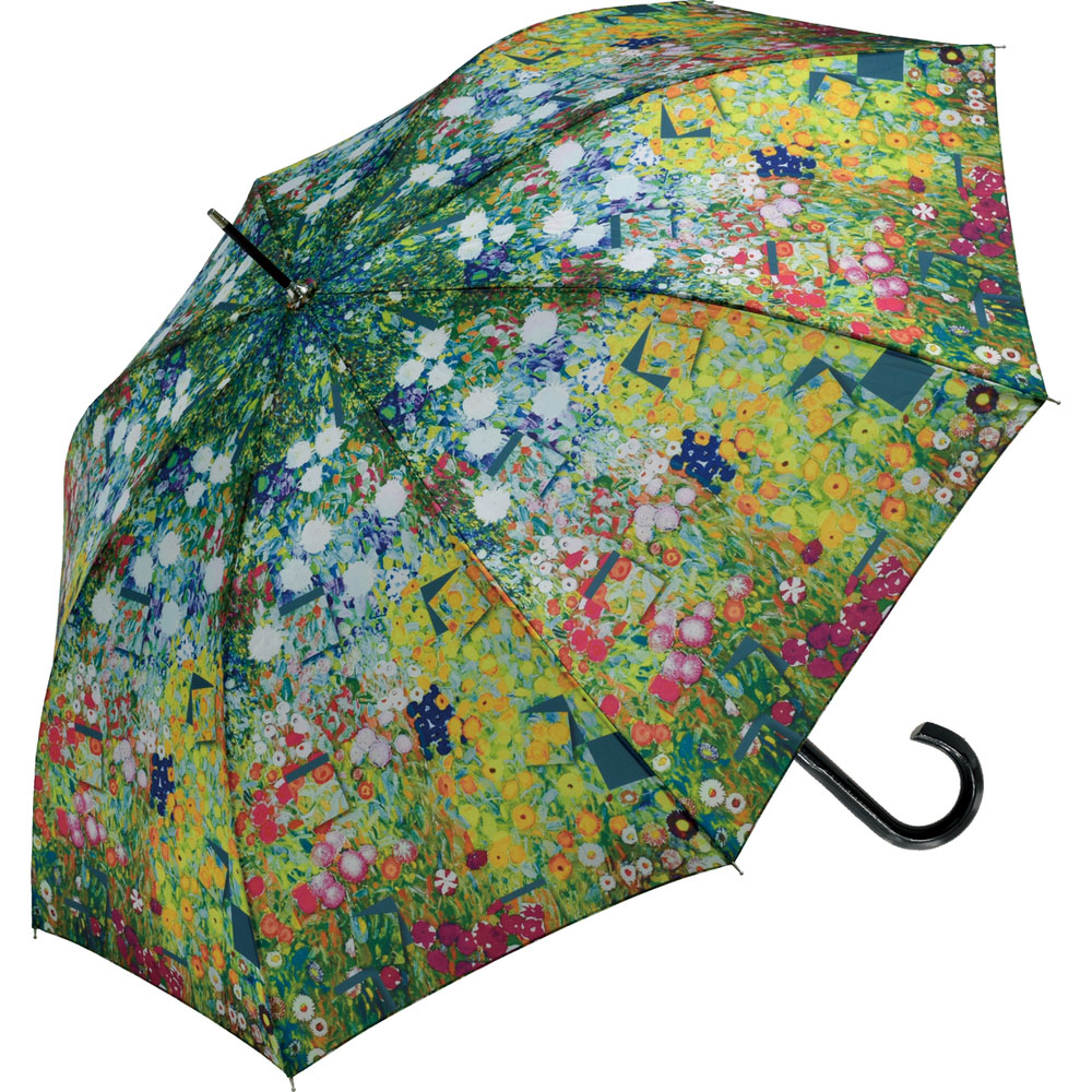 ジャンプ傘 レディース 通販 雨傘 長傘 58.5cm 約60cm ワンタッチ傘 レディース傘 傘 カサ かさ グラスファイバー 大人 名画 おしゃれ 可愛い ジャンプ傘 | ブランド登録なし | 09