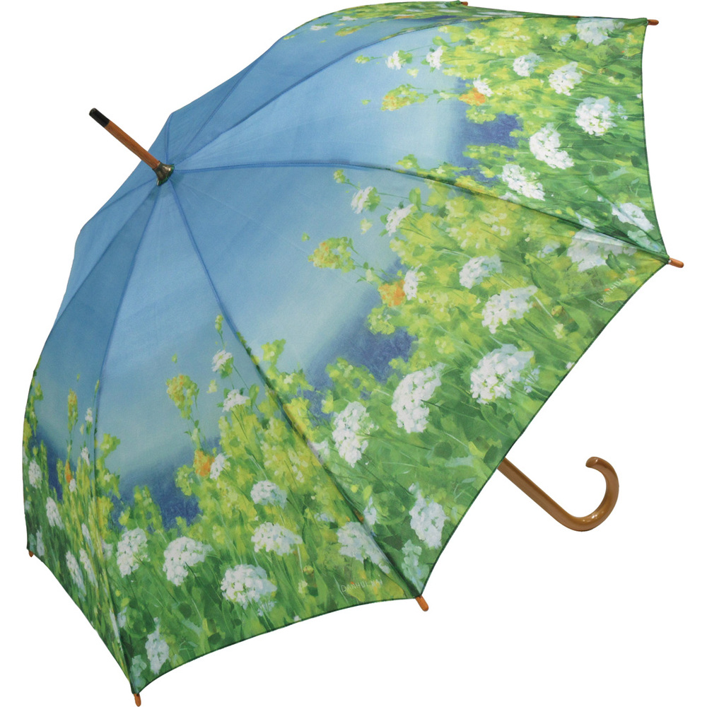 ジャンプ傘 レディース 通販 雨傘 長傘 58.5cm 約60cm ワンタッチ傘 レディース傘 傘 カサ かさ グラスファイバー 大人 名画 おしゃれ 可愛い ジャンプ傘 | ブランド登録なし | 10