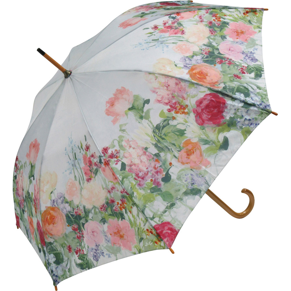ジャンプ傘 レディース 通販 雨傘 長傘 58.5cm 約60cm ワンタッチ傘 レディース傘 傘 カサ かさ グラスファイバー 大人 名画 おしゃれ 可愛い ジャンプ傘 | ブランド登録なし | 12
