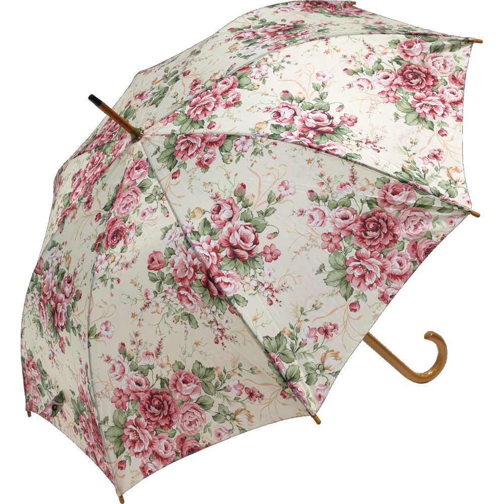 ジャンプ傘 レディース 通販 雨傘 長傘 58.5cm 約60cm ワンタッチ傘 レディース傘 傘 カサ かさ グラスファイバー 大人 名画 おしゃれ 可愛い ジャンプ傘 | ブランド登録なし | 03