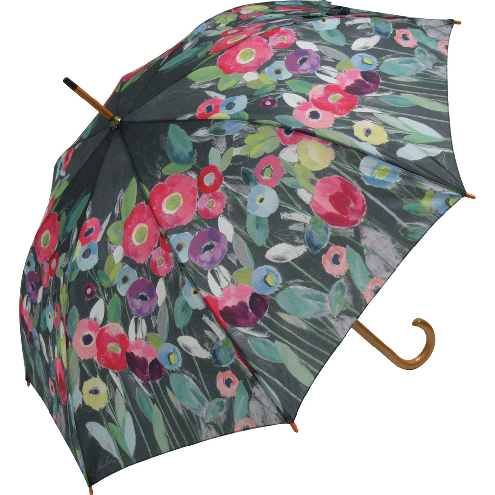 ジャンプ傘 レディース 通販 雨傘 長傘 58.5cm 約60cm ワンタッチ傘 レディース傘 傘 カサ かさ グラスファイバー 大人 名画 おしゃれ 可愛い ジャンプ傘 | ブランド登録なし | 14