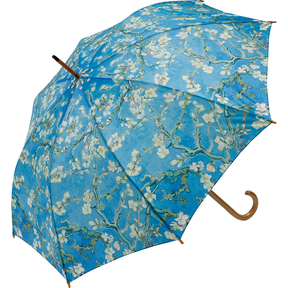 ジャンプ傘 レディース 通販 雨傘 長傘 58.5cm 約60cm ワンタッチ傘 レディース傘 傘 カサ かさ グラスファイバー 大人 名画 おしゃれ 可愛い ジャンプ傘 | ブランド登録なし | 17