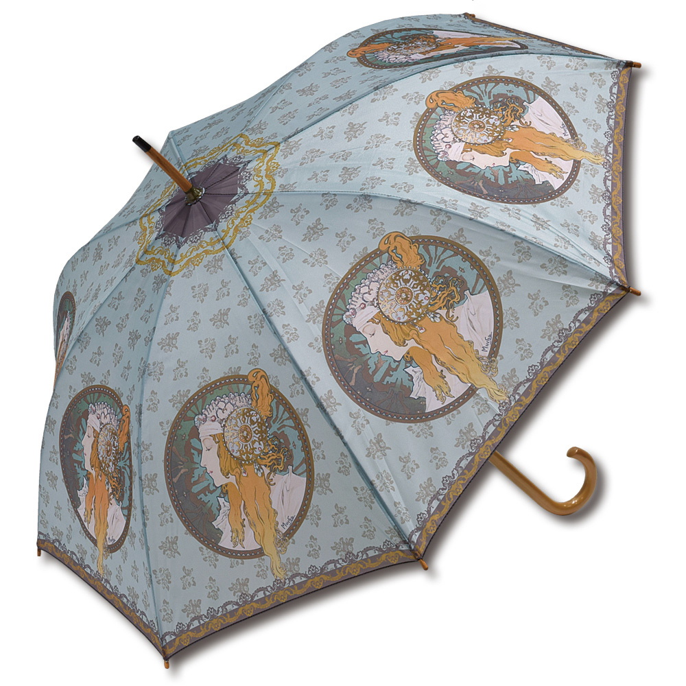 ジャンプ傘 レディース 通販 雨傘 長傘 58.5cm 約60cm ワンタッチ傘 レディース傘 傘 カサ かさ グラスファイバー 大人 名画 可愛い かわいい おしゃれ | ブランド登録なし | 14