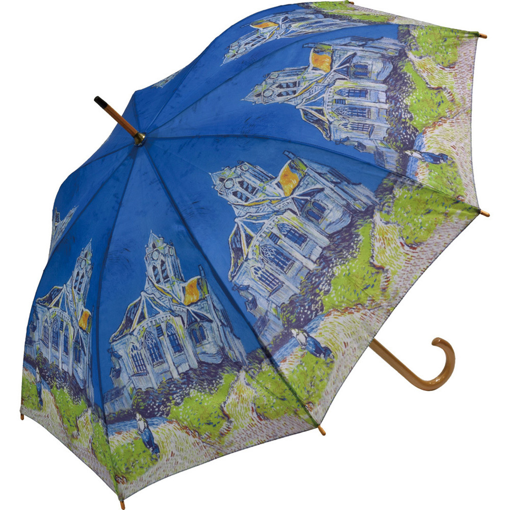 ジャンプ傘 レディース 通販 雨傘 長傘 58.5cm 約60cm ワンタッチ傘 レディース傘 傘 カサ かさ グラスファイバー 大人 名画 可愛い かわいい おしゃれ | ブランド登録なし | 06