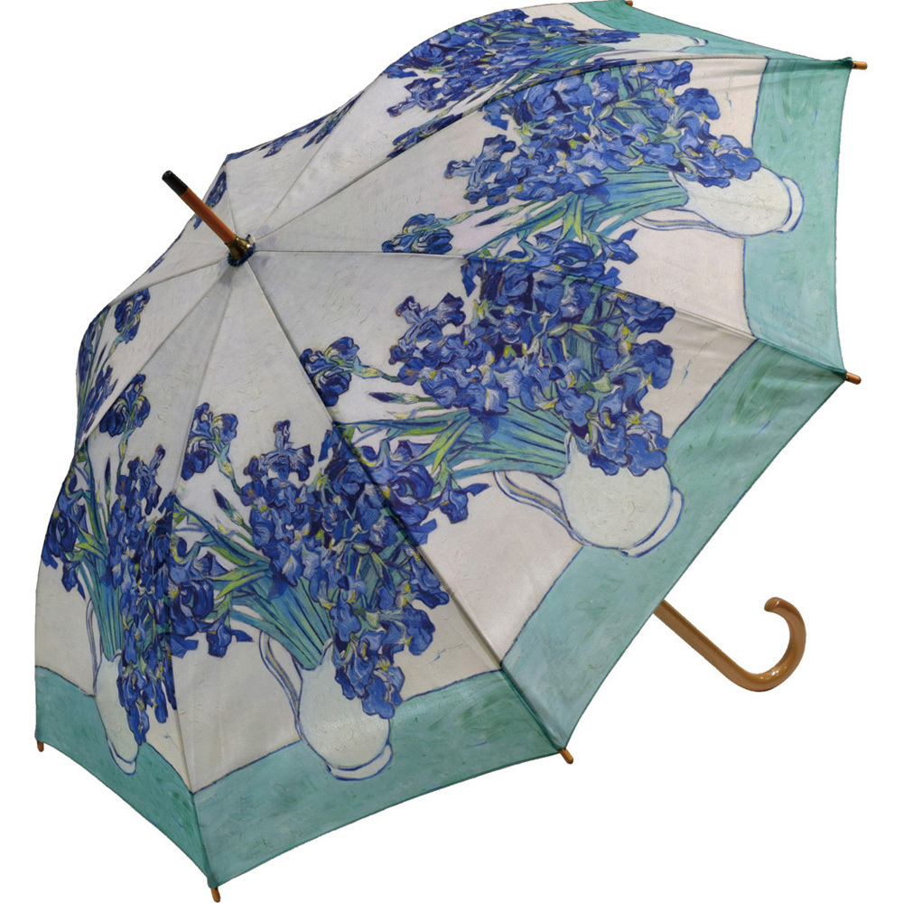 ジャンプ傘 レディース 通販 雨傘 長傘 58.5cm 約60cm ワンタッチ傘 レディース傘 傘 カサ かさ グラスファイバー 大人 名画 可愛い かわいい おしゃれ | ブランド登録なし | 07