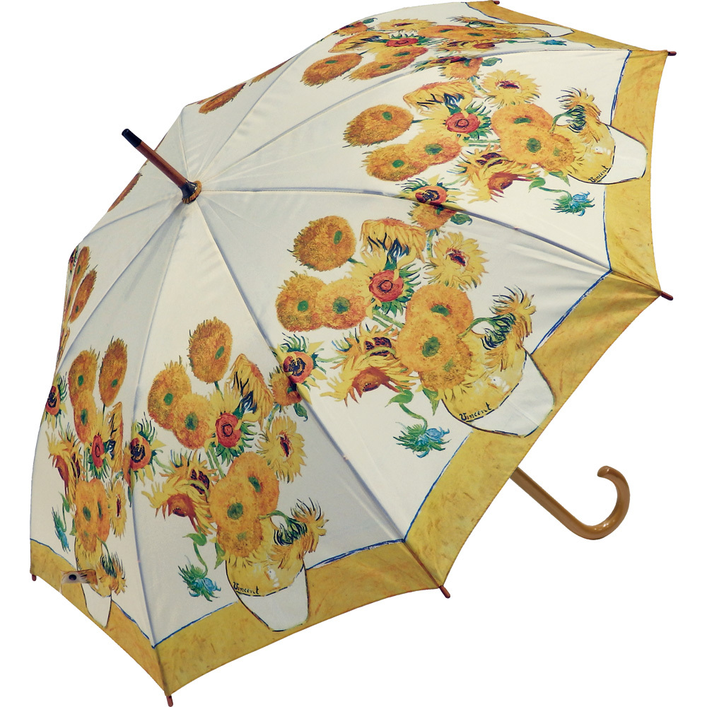 ジャンプ傘 レディース 通販 雨傘 長傘 58.5cm 約60cm ワンタッチ傘 レディース傘 傘 カサ かさ グラスファイバー 大人 名画 可愛い かわいい おしゃれ | ブランド登録なし | 09