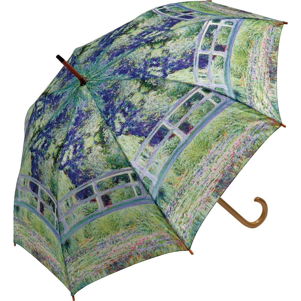 ジャンプ傘 レディース 通販 雨傘 長傘 58.5cm 約60cm ワンタッチ傘 レディース傘 傘 カサ かさ グラスファイバー 大人 名画 可愛い かわいい おしゃれ | ブランド登録なし | 04