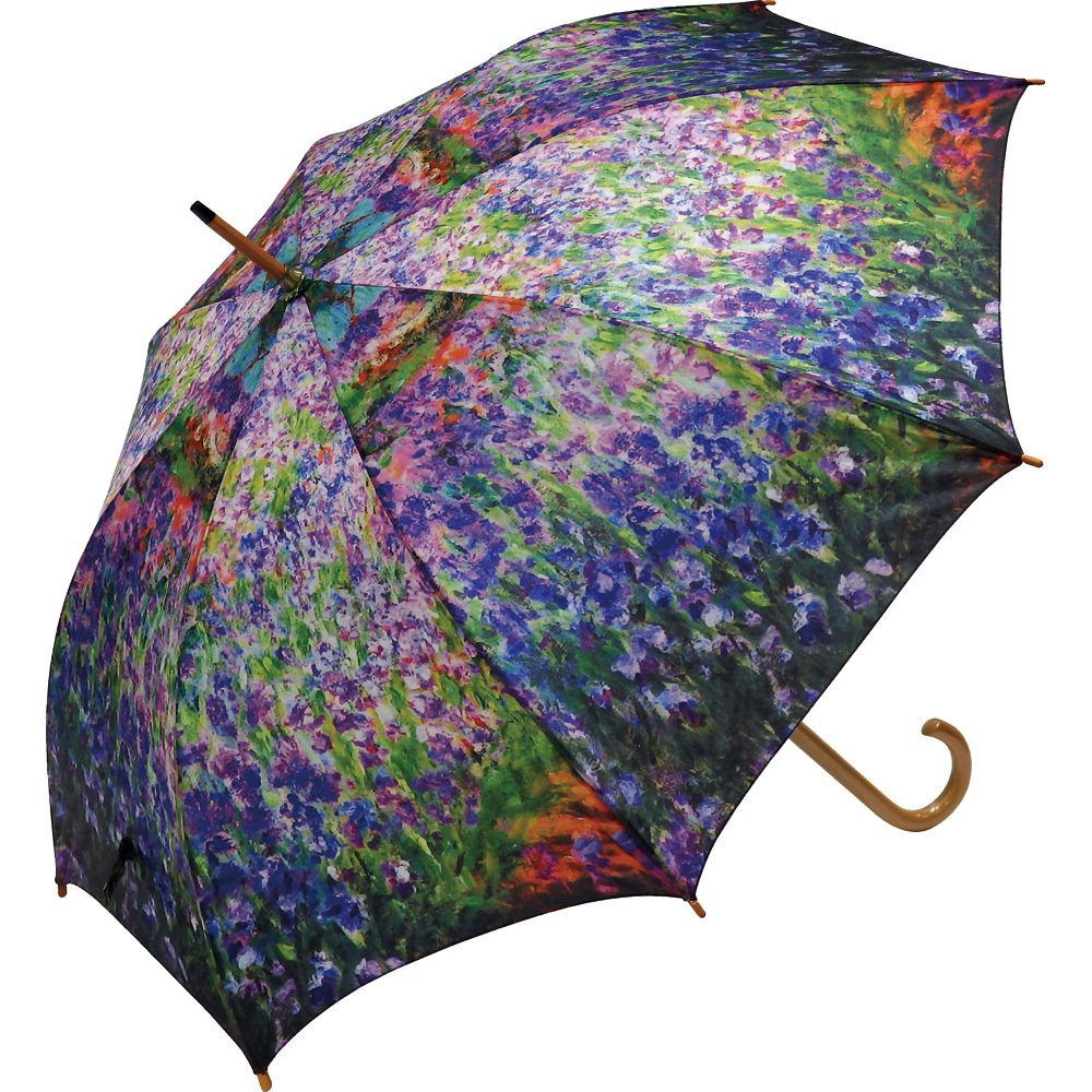 ジャンプ傘 レディース 通販 雨傘 長傘 58.5cm 約60cm ワンタッチ傘 レディース傘 傘 カサ かさ グラスファイバー 大人 名画 可愛い かわいい おしゃれ | ブランド登録なし | 05
