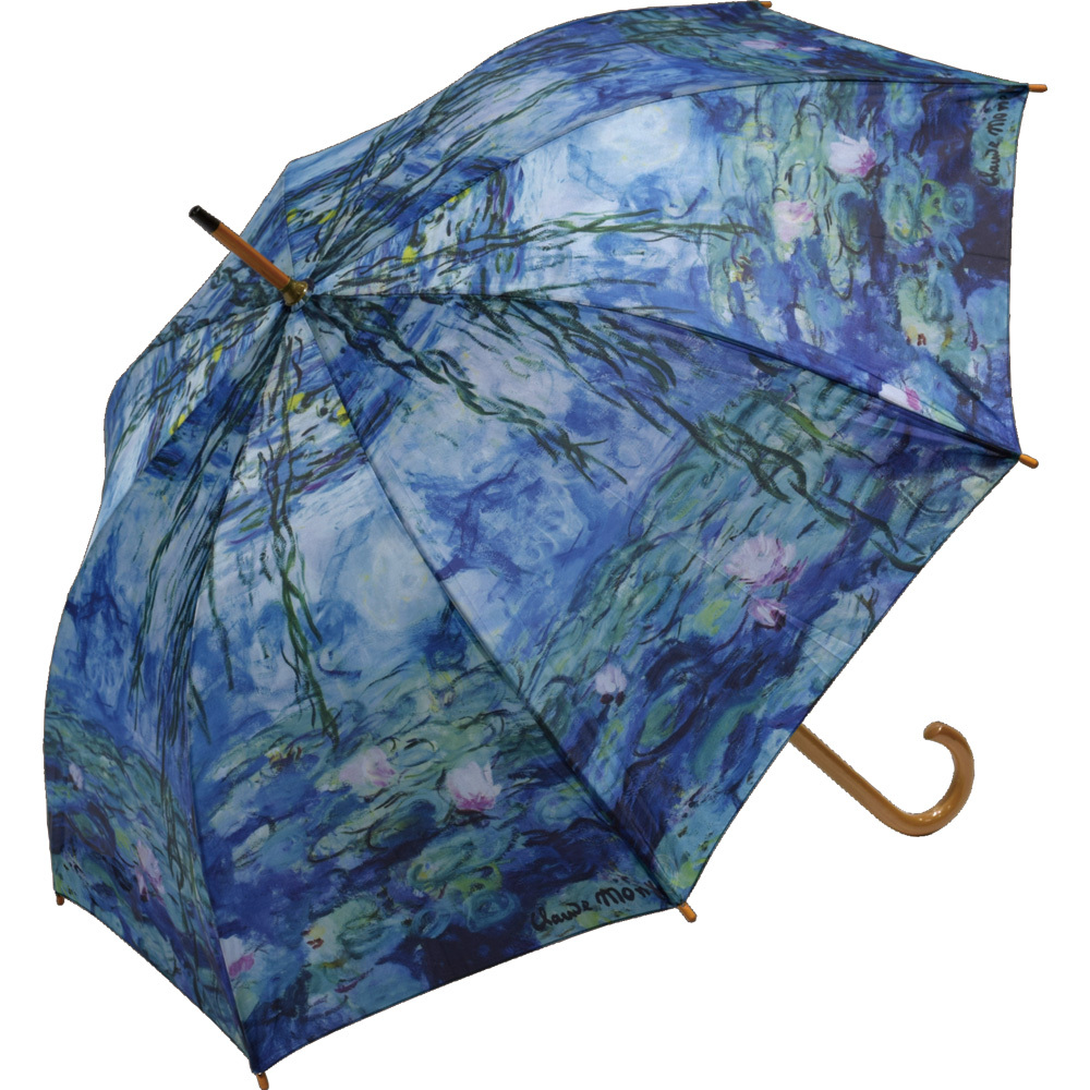 ジャンプ傘 レディース 通販 雨傘 長傘 58.5cm 約60cm ワンタッチ傘 レディース傘 傘 カサ かさ グラスファイバー 大人 名画 可愛い かわいい おしゃれ | ブランド登録なし | 03