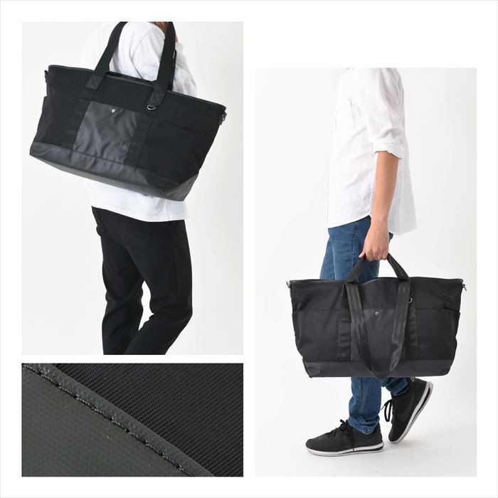 ALLSAINTS ダブルハンドル ナイロン 2WAY トート ユニセックス ALLSAINTS ダブルハンドル ナイロン 2WAY トート ユニセックス