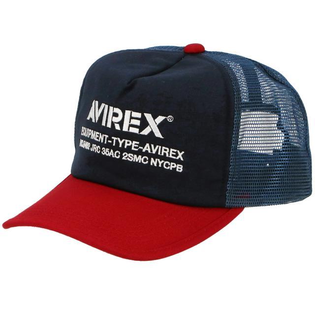 キャップ メンズ ブランド 通販 30代 メッシュキャップ ミリタリー 帽子 黒 おしゃれ ロゴ レディース 男女兼用 ユニセックス 綿 コットン カジュアル キャップ | AVIREX | 03
