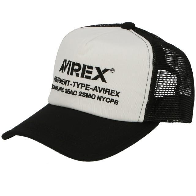 キャップ メンズ ブランド 通販 30代 メッシュキャップ ミリタリー 帽子 黒 おしゃれ ロゴ レディース 男女兼用 ユニセックス 綿 コットン カジュアル キャップ | AVIREX | 01