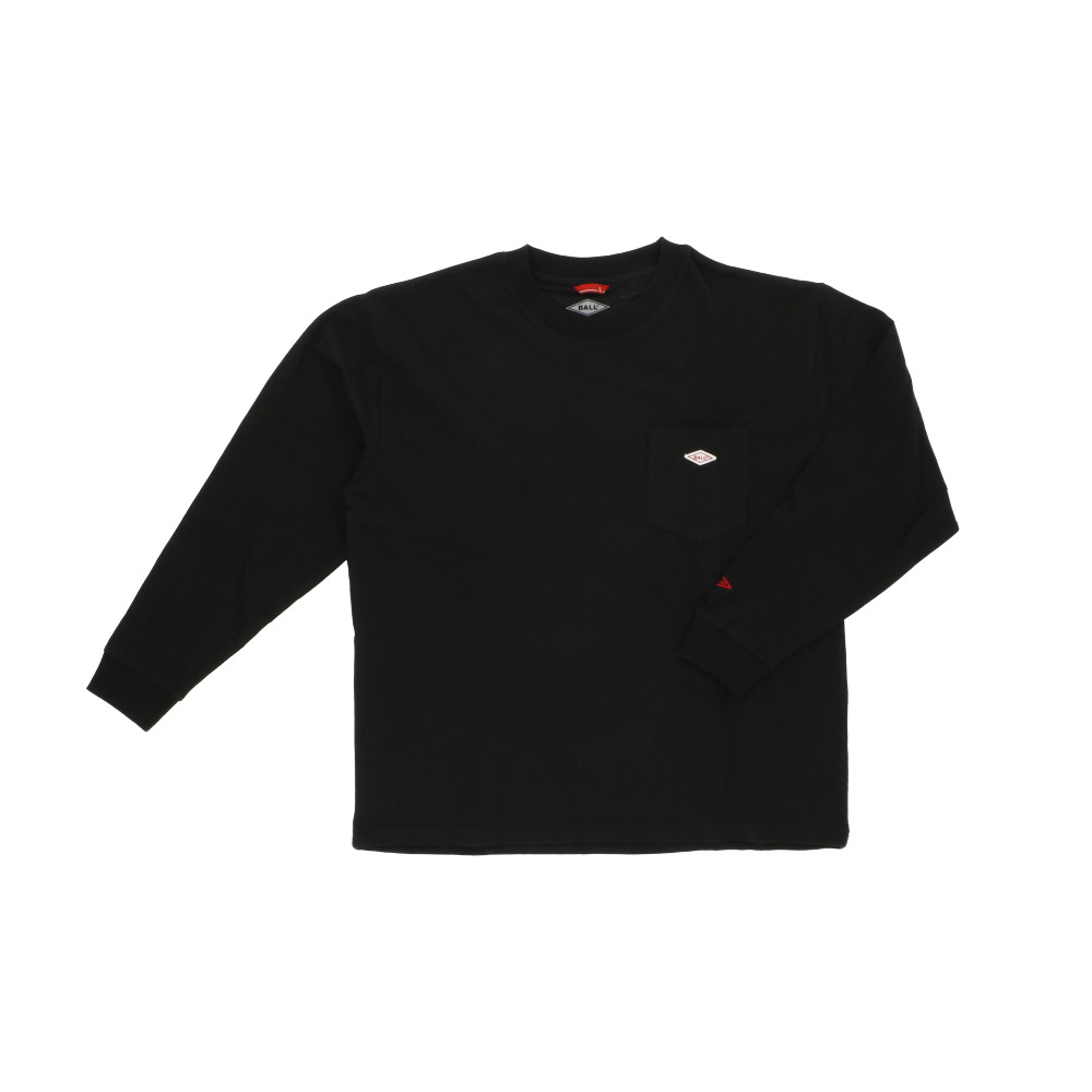 tシャツ 長袖 メンズ 通販 長袖Tシャツ ポケット トップス ワンポイント 男性 おしゃれ カジュアル シンプル クルーネック オールシーズン 通気性 重ね着 | BALL（アパレル） | 06