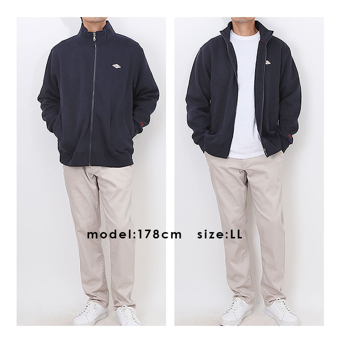 BALL ジャケット ボール 64537 通販 裏起毛 ワッペン付きスタンドジャケット ブルゾン カジュアルジャケット ジャンパー メンズ ブランド 無地 | BALL（アパレル） | 17