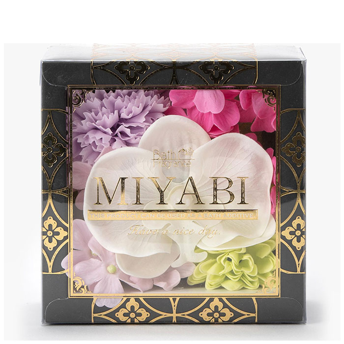 ソープフラワー ボックス 通販 入浴剤 和 バスフレボックス MIYABI S バスフレグランス 花の形 花びら 造花 ギフト 石鹸 せっけん プチギフト ソープフラワー | ブランド登録なし | 07