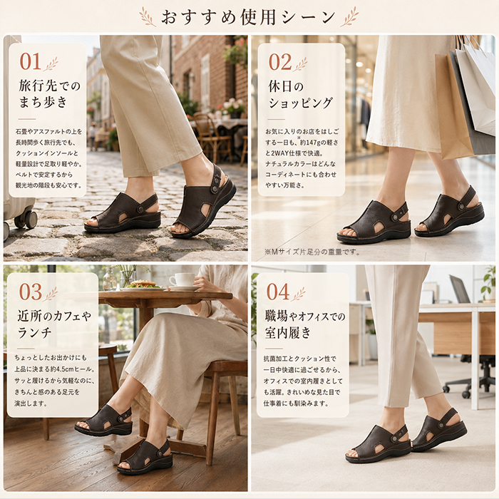 Pansy パンジー サンダル バックストラップ レディース 通販 バックストラップサンダル バックベルトサンダル レディースサンダル シューズ 靴 | PANSY | 13