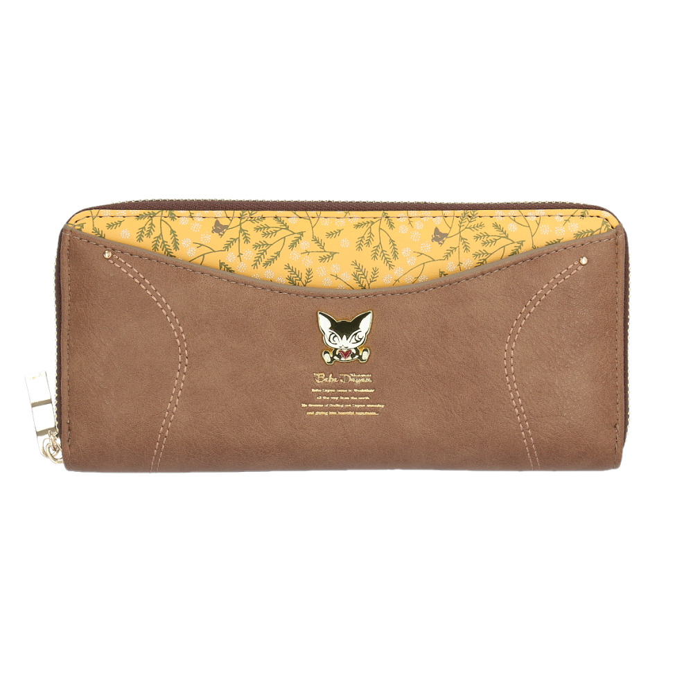 べべダヤン 長財布 レディース 通販 わちふぃーるど BebeDayan 財布 猫のベベダヤン ラウンドファスナー長財布 ラウンドファスナー財布 ウォレット |  | 01