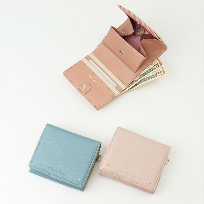 財布 blanche coeur 財布 通販 二つ折り財布 2つ折り財布 札入れ ボックス型小銭入れ box型小銭入れ 折りたたみ財布 ミニ財布 コンパクト 軽量 軽い |  | 14