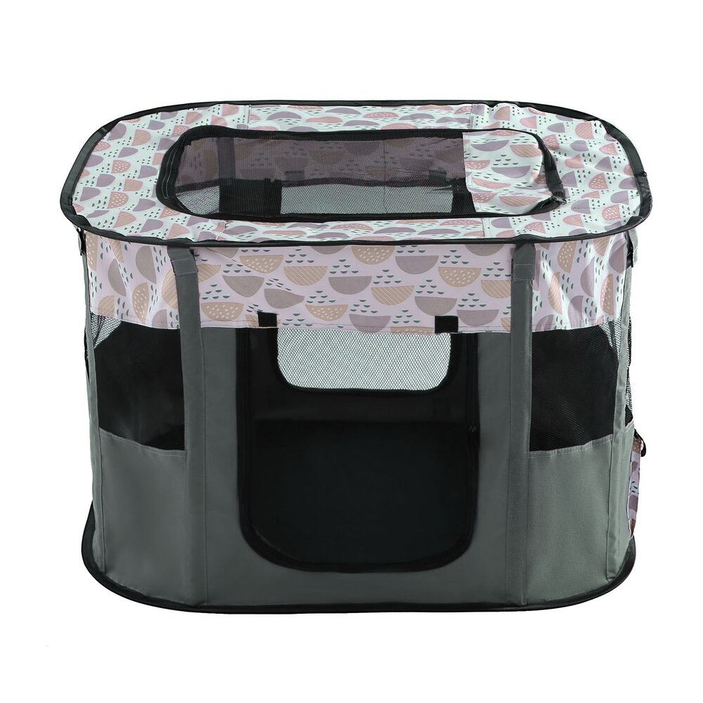 ペットサークル 折りたたみ L 通販 ペットハウス ハウス サークル ドライブボックス ペット 折り畳み メッシュ 通気性 軽量 屋根付き 犬 いぬ ペットサークル |  | 06