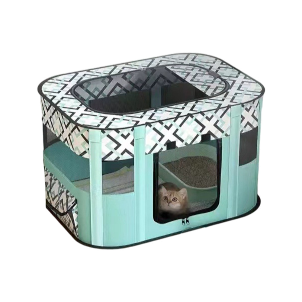 ペットサークル 折りたたみ L 通販 ペットハウス ハウス サークル ドライブボックス ペット 折り畳み メッシュ 通気性 軽量 屋根付き 犬 いぬ ペットサークル |  | 07