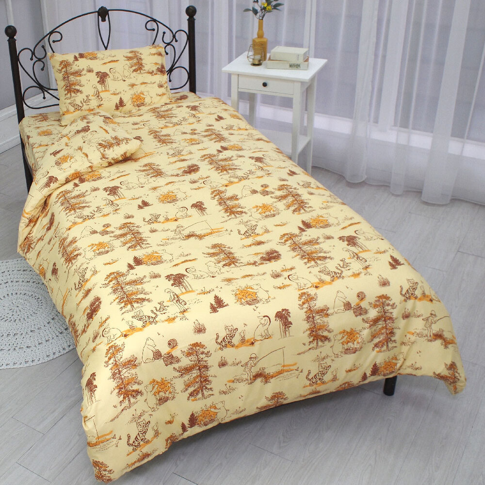 布団カバー 通販布団カバー 3点セット シングル ふとんカバー 可愛い キャラクター  プーさん マイメロ クロミ シナモロール キッズ 枕カバー 布団カバー | ブランド登録なし | 02