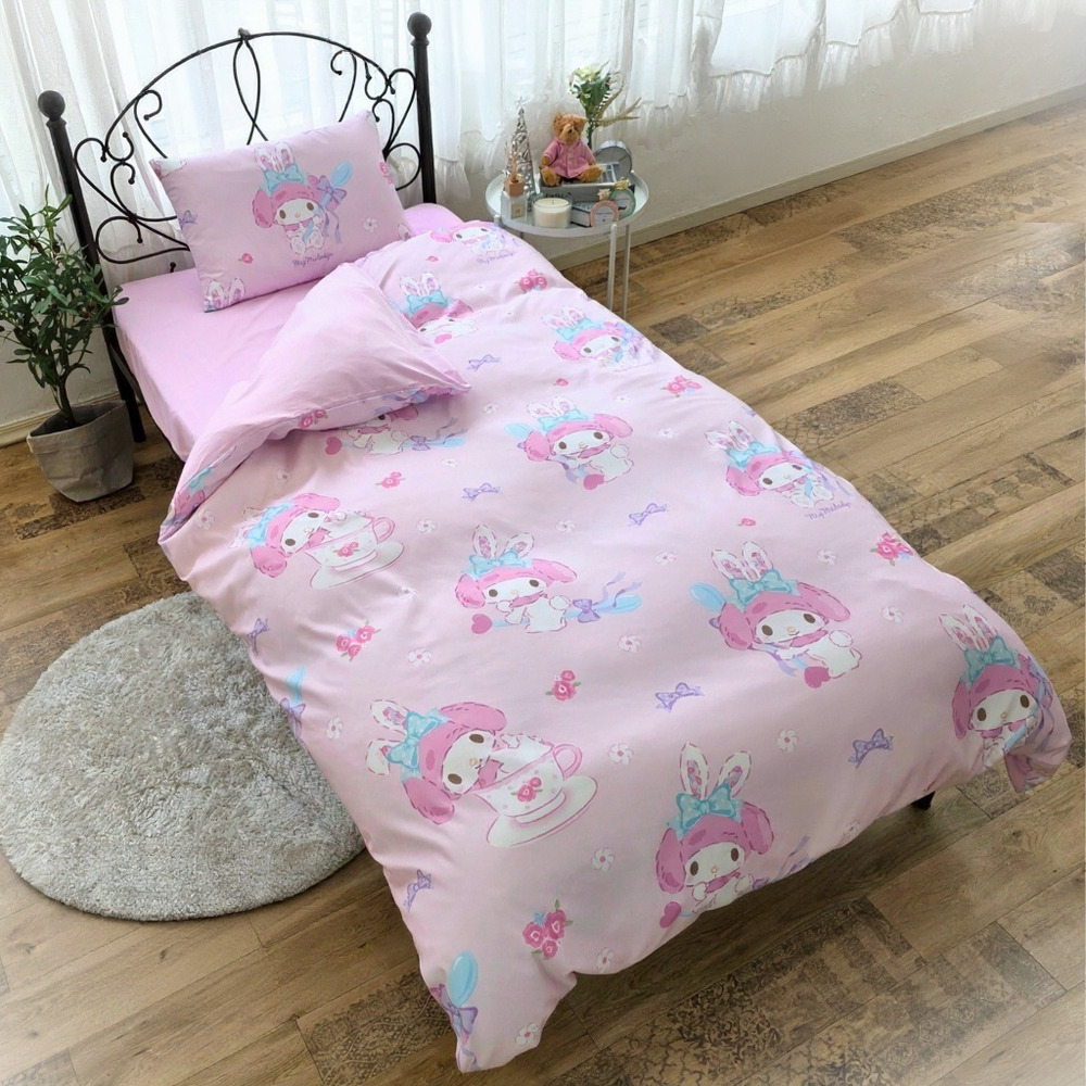 布団カバー 通販布団カバー 3点セット シングル ふとんカバー 可愛い キャラクター  プーさん マイメロ クロミ シナモロール キッズ 枕カバー 布団カバー | ブランド登録なし | 07