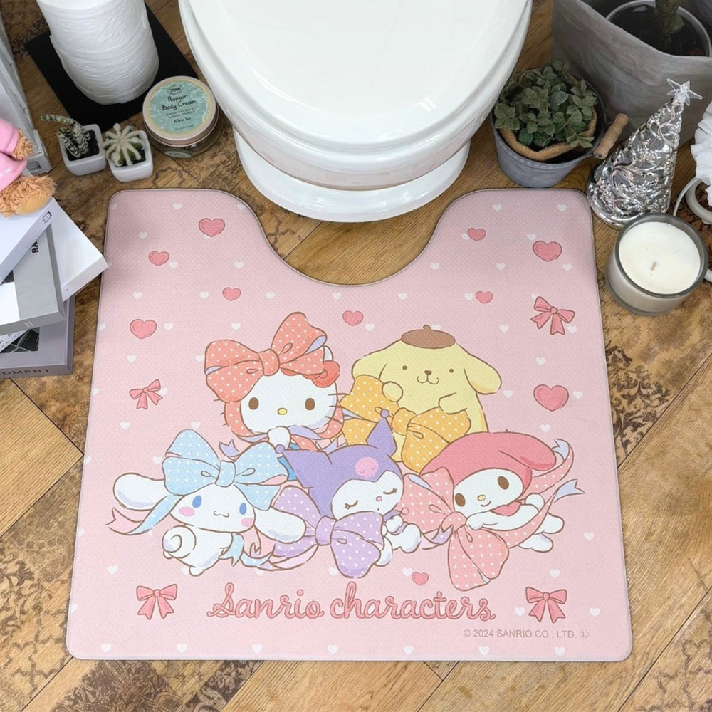 トイレマット 通販トイレマット 拭ける キャラクター おしゃれ かわいい 撥水 はっ水 やわらかい PVC 素材 滑り止め すべりにくい クッション性 約 トイレマット | ブランド登録なし | 02