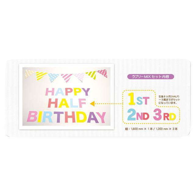 バースデーガーランド ガーランド 誕生日 おしゃれ バースデー バースデーバナー メモリアルバースデーペーパーフラッグセット 生後6ヶ月 1歳 2歳 3歳 誕生会 | BEN DAVIS | 02