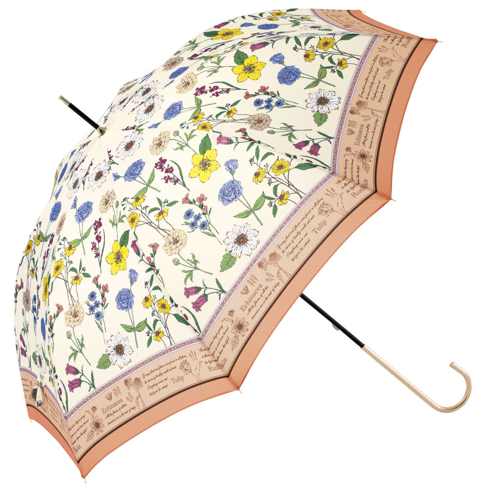 傘 because 傘 ビコーズ 通販 晴雨兼用傘 長傘 カサ かさ レディース 晴雨兼用 雨傘 撥水 雨具 UVカット おしゃれ かわいい オシャレ 可愛い シンプル お洒落 | because | 01