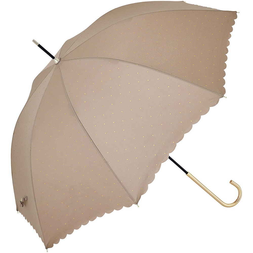 ビコーズ because ビコーズ 長傘 レディース 55cm 通販 雨傘 日傘 晴雨兼用傘 傘 かさ カサ 婦人傘 晴雨兼用 UV対策 紫外線対策 ドット 熱中症対策 かわいい | because | 03