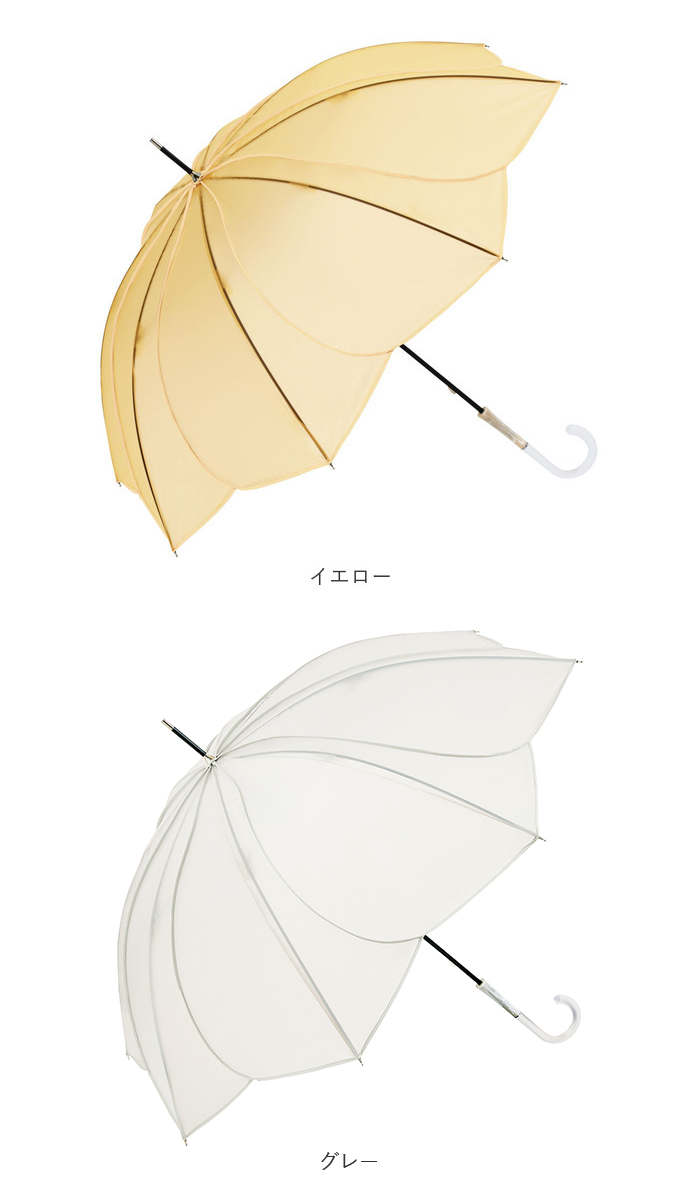 because（ビコーズ） クリアアンブレラ 長傘 58cm 通販 ビニール傘