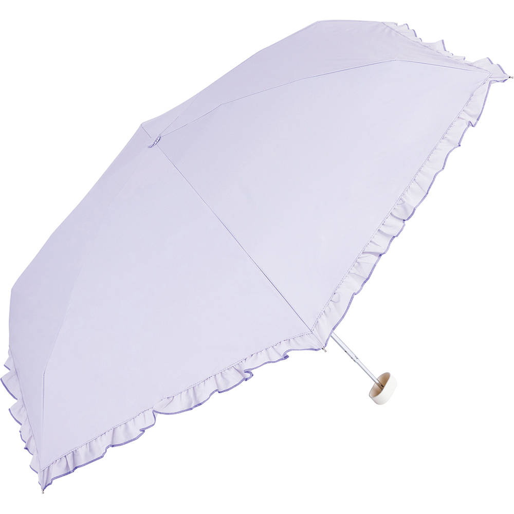 because ビコーズ 日傘 B-096561 通販 晴雨兼用傘 折りたたみ傘 折り畳み傘 遮熱 完全遮光 傘 かさ 雨傘 50cm 50センチ uvカット 大人 女子 | because | 03
