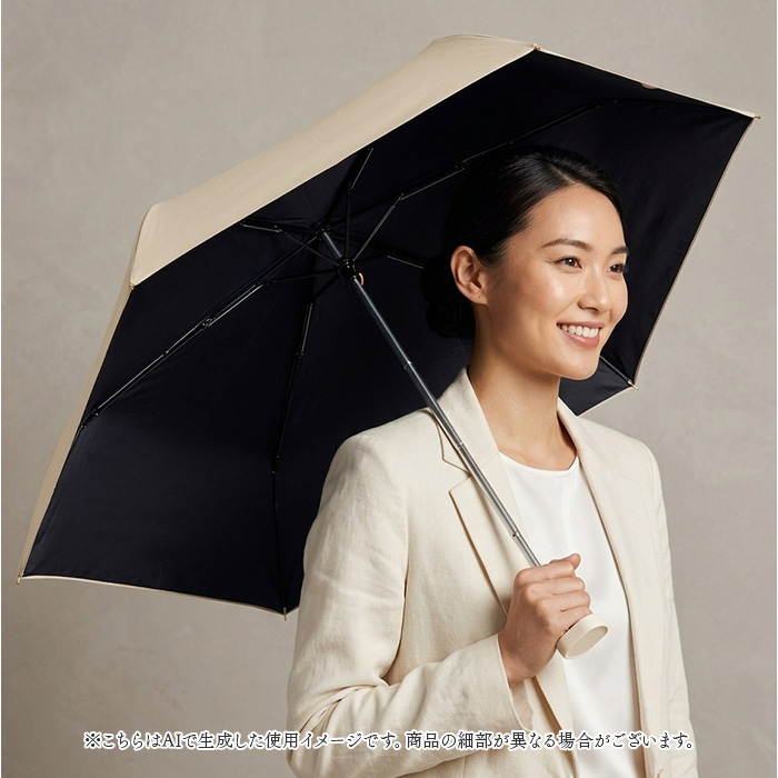 because ビコーズ 日傘 通販 晴雨兼用傘 折りたたみ傘 折り畳み傘 完全遮光 遮熱 遮光 傘 かさ 雨傘 50cm 50センチ uvカット レディース 女性 | because | 17
