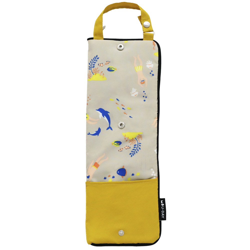 U-DAY ユーディ アンブレラケース 折りたたみ用 通販 傘収納 傘ケース 傘袋 傘入れ 吸水ポーチ 折りたたみ傘ケース 吸水性 マイクロファイバー ストラップ U-DAY |  | 03