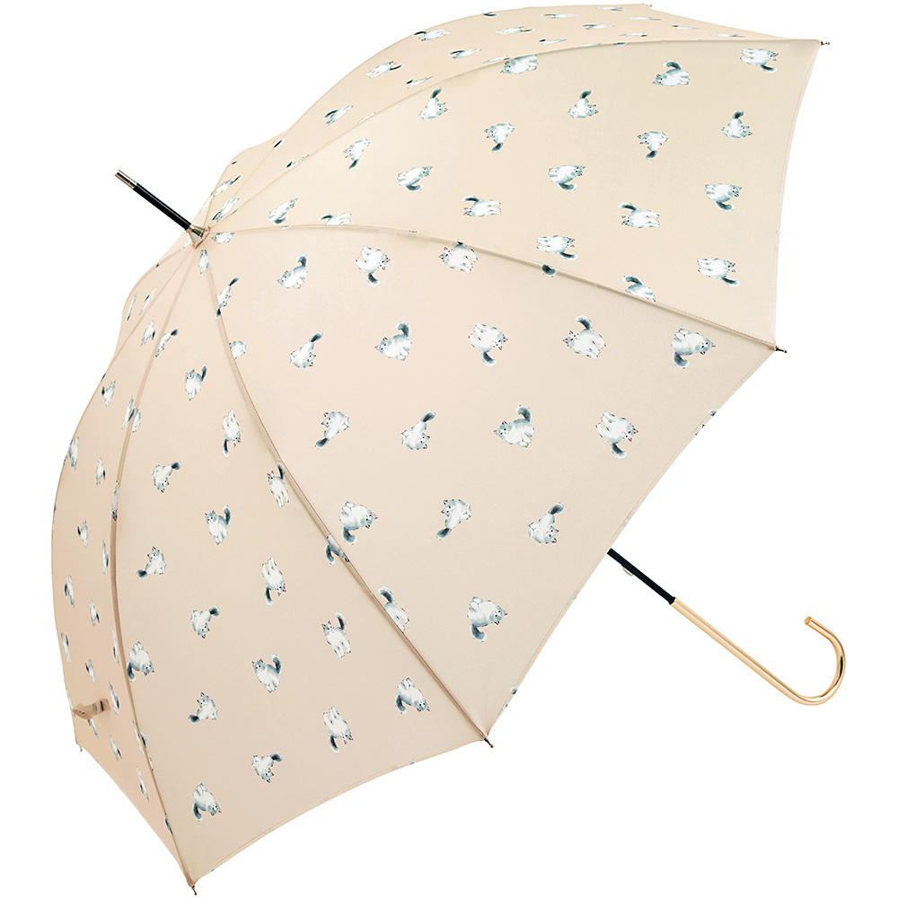 傘 レディース 長傘 通販 晴雨兼用 日傘 uvカット おしゃれ かわいい ブランド because ビコーズ 58cm 手開き 雨傘 雨晴兼用傘 かさ 婦人傘 アンブレラ 傘 | because | 08