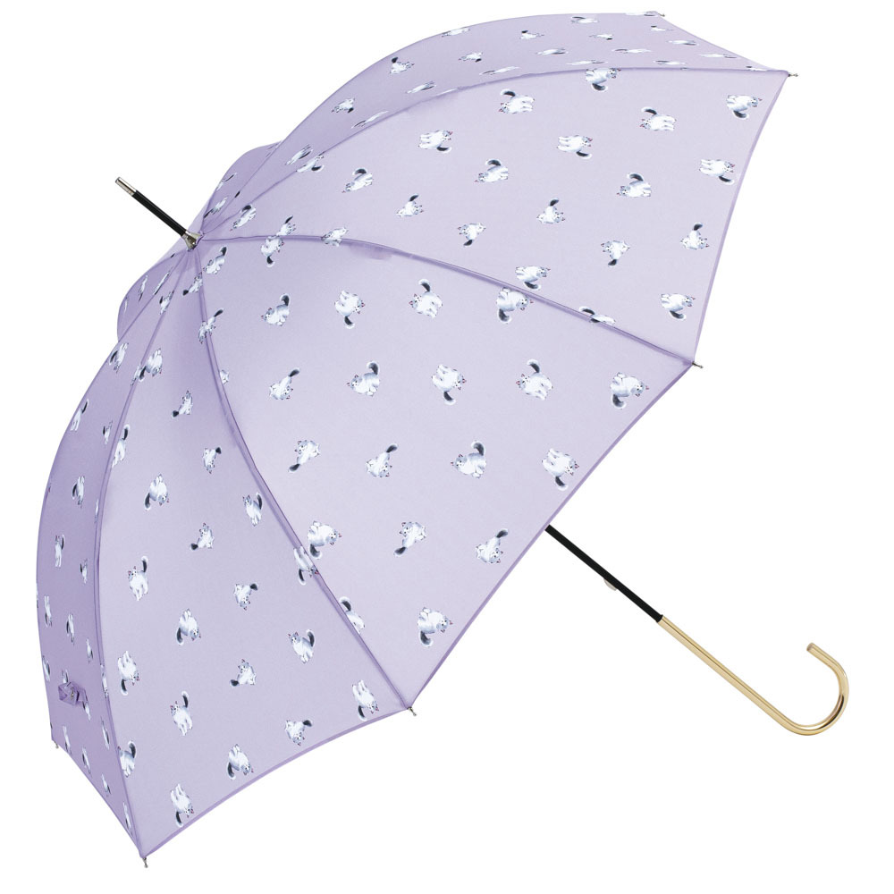 傘 レディース 長傘 通販 晴雨兼用 日傘 uvカット おしゃれ かわいい ブランド because ビコーズ 58cm 手開き 雨傘 雨晴兼用傘 かさ 婦人傘 アンブレラ 傘 | because | 07