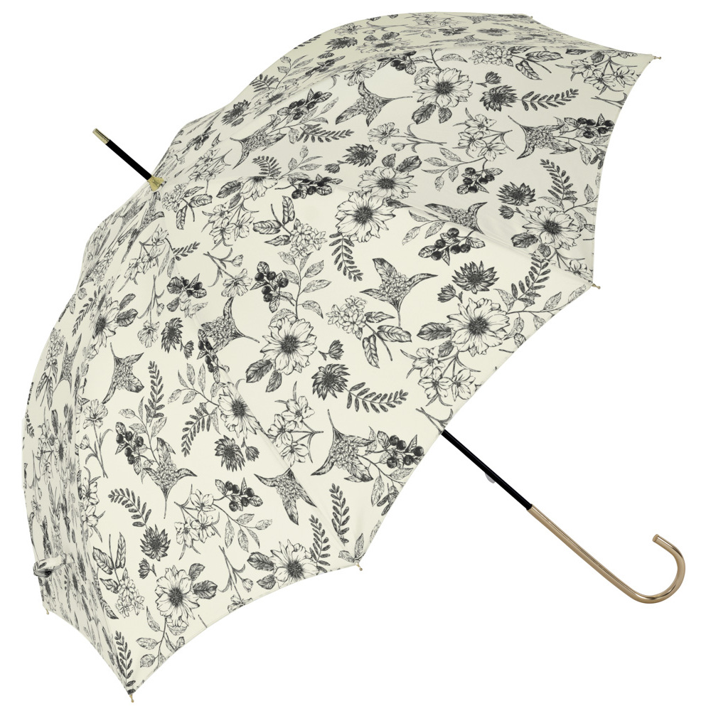 ビコーズ because ビコーズ 長傘 レディース 58cm 通販 晴雨兼用傘 雨傘 日傘 傘 日よけ 日除け UVカット 紫外線カット かわいい 上品 おしゃれ 撥水 通勤 | because | 03