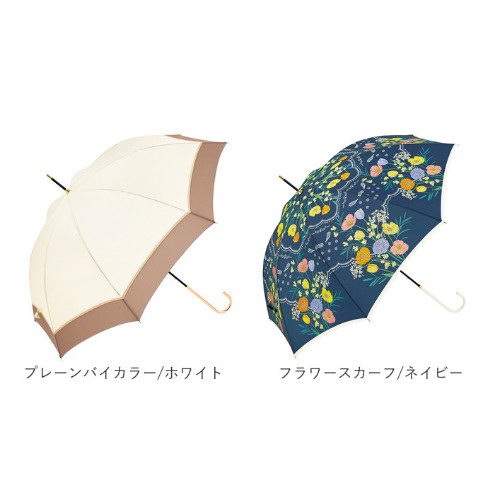 ビコーズ because ビコーズ 長傘 レディース 58cm 通販 晴雨兼用傘 雨傘 日傘 傘 日よけ 日除け UVカット 紫外線カット かわいい 上品 おしゃれ 撥水 通勤 | because | 31