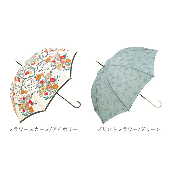 ビコーズ because ビコーズ 長傘 レディース 58cm 通販 晴雨兼用傘 雨傘 日傘 傘 日よけ 日除け UVカット 紫外線カット かわいい 上品 おしゃれ 撥水 通勤 | because | 32