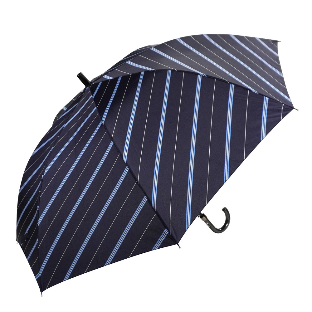 長傘 メンズ 通販 75cm 雨傘 ワンタッチ ジャンプ式 グラスファイバー 介護 送迎 大判 超大判 丈夫 かさ 傘 雨 通勤 通学 おしゃれ 長傘 | グラス | 05